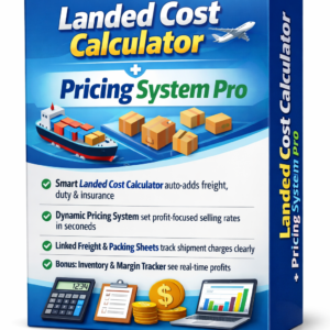 Landed Cost Calculator + Pricing System Pro
